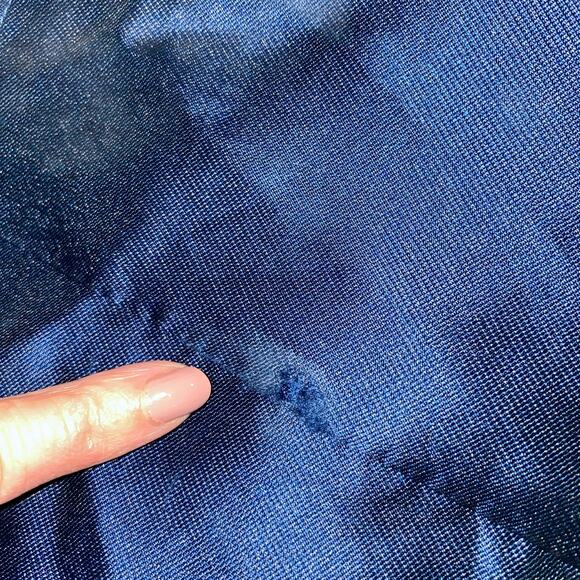 RTR Hutch Teal Satin Cross Back High Low Gown Size 6 - Picture 6 of 8